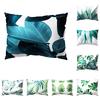 Tropical Green Leaves Rectangle Pillow Case Cushion Cover Sofa Home Decoration