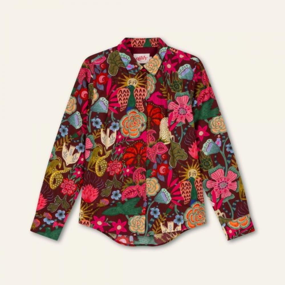 

Oilily Blouse Owhfabl011 Dark wine (211)/44(99)