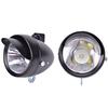 1Pcs Bicycle Headlight Brim Retro Beach Long Range Metal Black Headlight