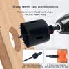 4Pcs Adjustable Door Lock Drilling Kit Featuring Reinforced Plastic Guide for Easy Installation Standard Size