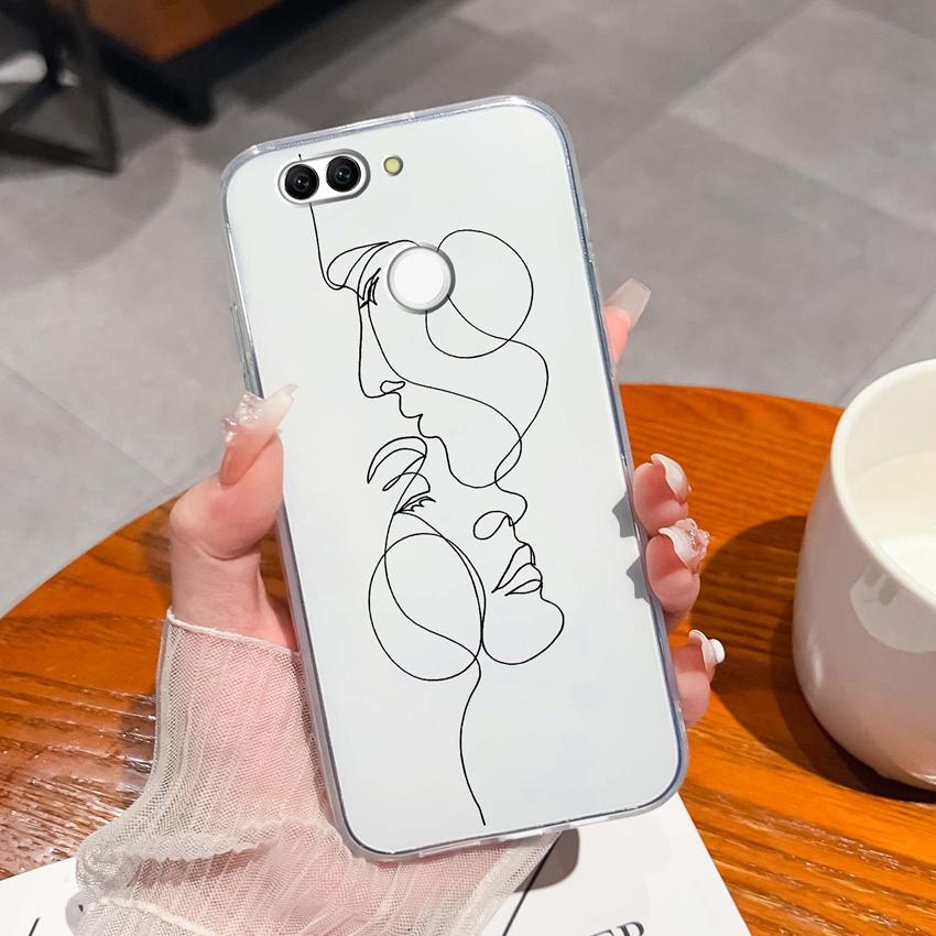 For Huawei Nova 2 2S 3 3e 4 4e 5 5i 7i 6 7 SE Luxury Clear Phone Case Beautiful Butterfly Wing Pattern Soft Silicone Anti Fall Shell For Huawei Casing