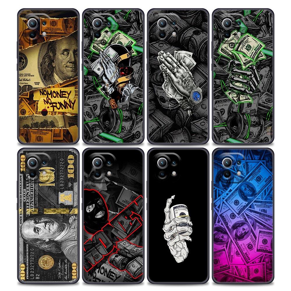Winking Money Dollars For Xiaomi 15T 11T 12T 13T 14T Pro 11 Lite 15 Phone Case Mi POCO X7 X8 M7 F7 Pro F8 Ulra F6 M6 X5 X6 Cover