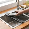 Carbon Steel Sink Mounted Sharpener Stand Retractable Whetstone Grinder Rack  Home Use
