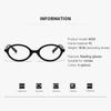 Light-sensitive Color-changing Anti-blue Light Fashionable Miu-branded Hyperopia Correction Glasses