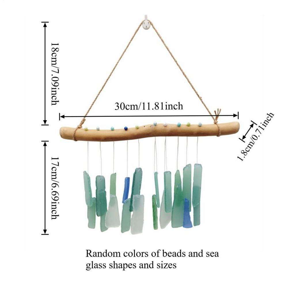 Wind Chimes For Outside Bohemian Glass Relaxing Weather-Resistant Decorations Wind Chimes Decor For Garden Patio Porch Balcony
