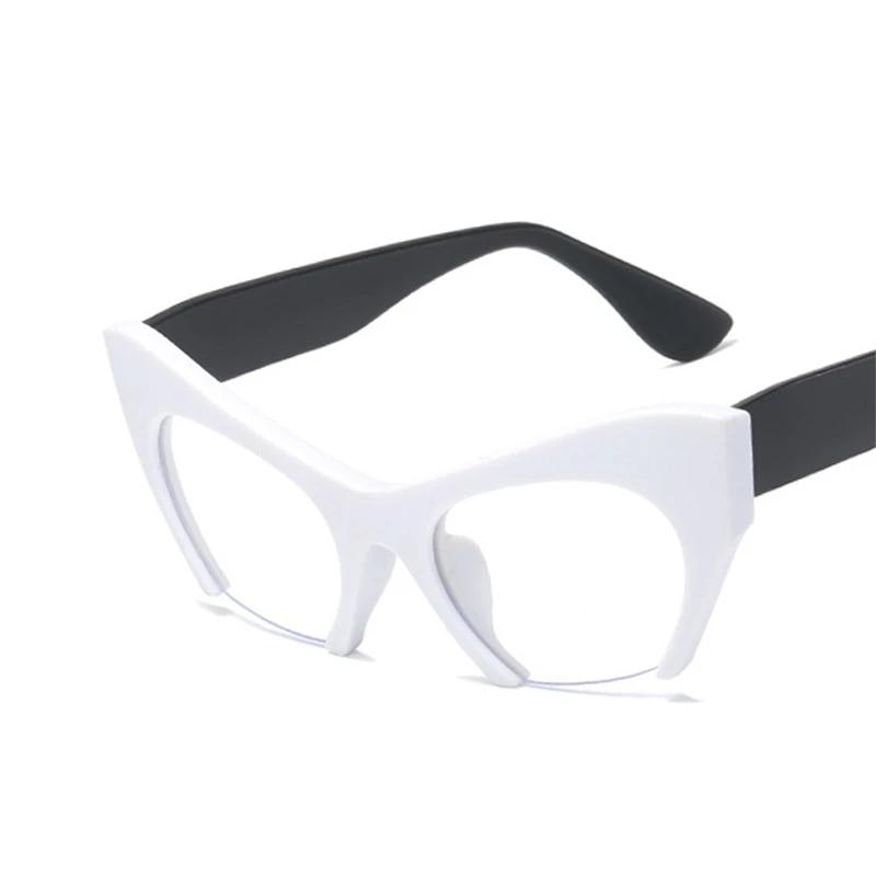 Vintage Cat Eye Clear Glasses Frame Women Computer Glasses Fashion Anti Blue Light Glasses Eyeglasses Frames