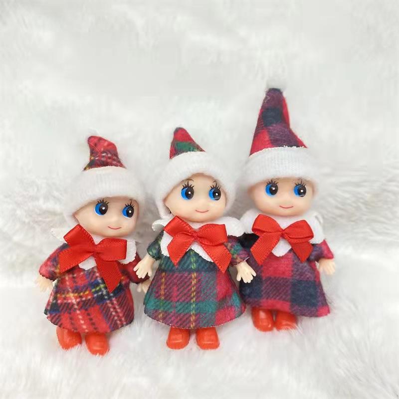 Baby Doll Elf Toy With Movable Arms Legs With Feet Shoes Christmas