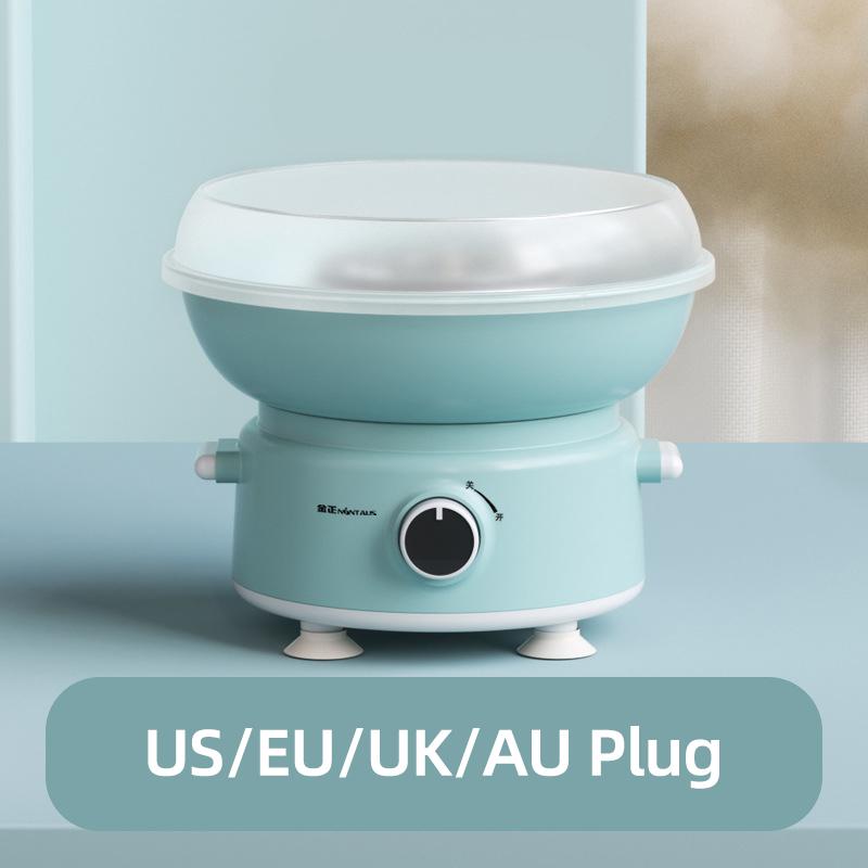 

110В/220В Електричний DIY Апарат для солодкої вати Міні Машина для цукрової вати Подарунок для дівчинки/хлопчика День захисту дітей Машина для зефіру AU синій