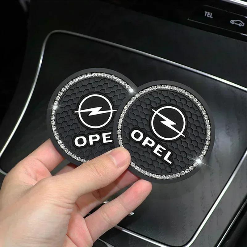 Czsvdy1 Czprfz1 Car Diamond Coaster Water Cup Mat Interior Decoration For Opel Insignia Astra H G J Antara Vectra Vivaro Corsa C D Zafira B