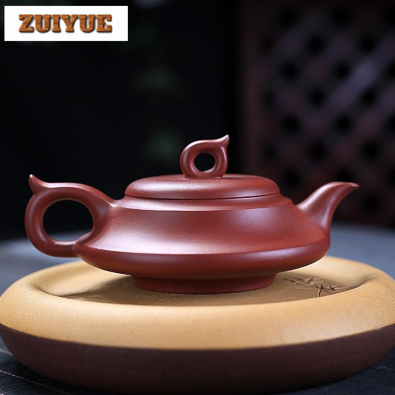 210ml High-end Yixing Purple Clay Teapots Handmade Pot Raw Ore Dahongpao Mud Kettle With Infuser Zisha Tea Set Tableware Craft