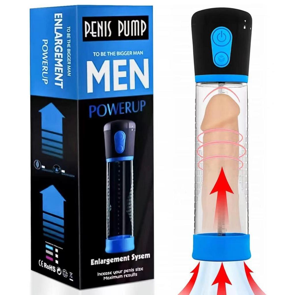 Electric Penis Enhancer Sex Toys for Men Male Masturbator Penis 18+ Pump Massager Pump Enlargement Extender Vacuum Penis