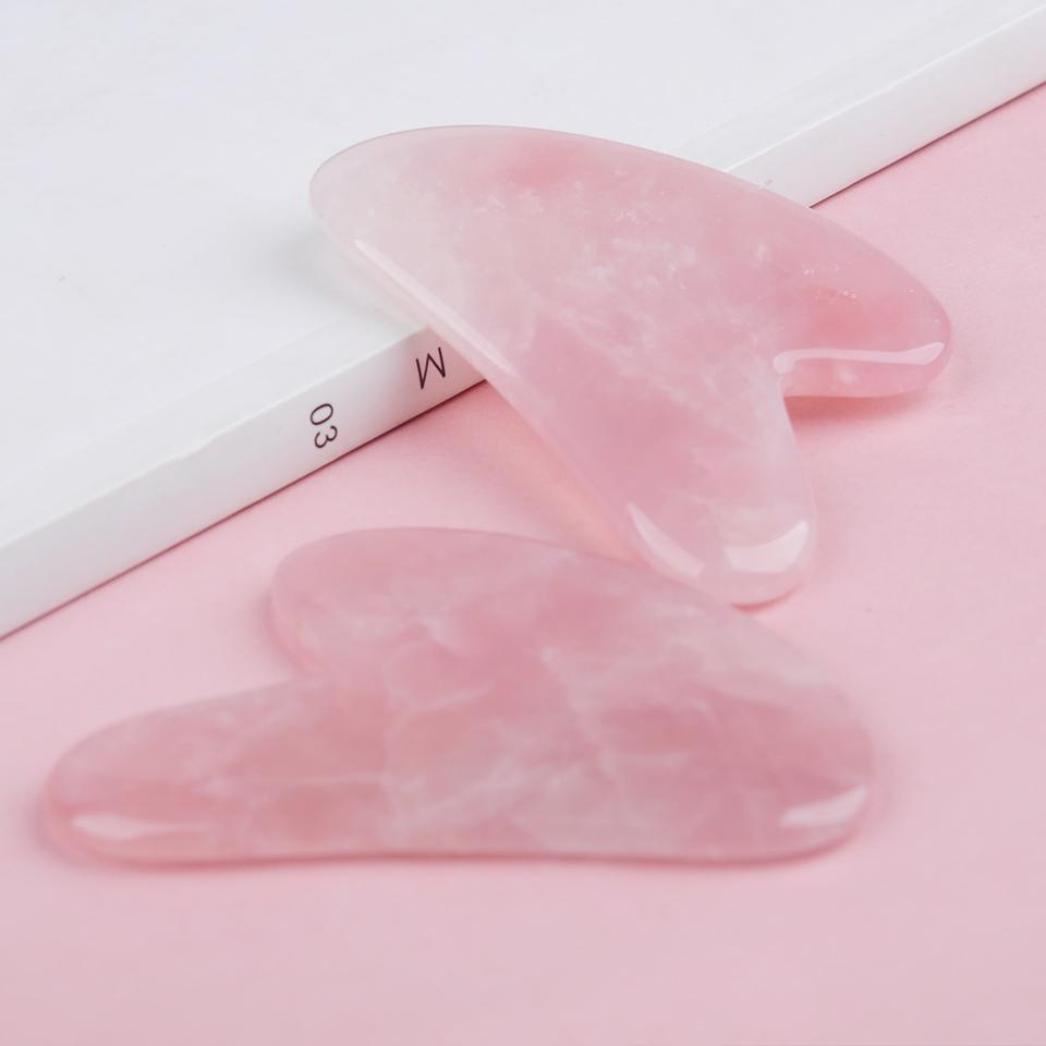 Gua Sha Board Beautiful Massage Beeswax Scraping Massage Scraper Face Neck Massage Natural Jade Stone Gua Sha Massage Board Tool