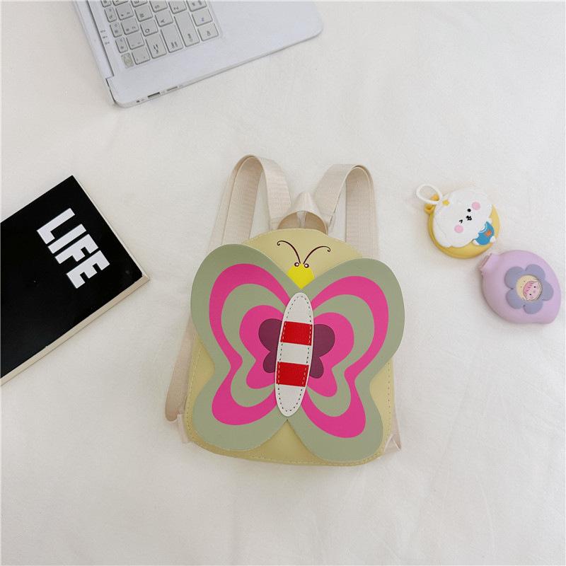 Children s Double-shoulder Backpack, Cute Butterfly-shaped Large-capacity Backpack, Kindergarten Money Box