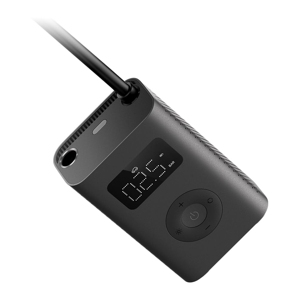 Xiaomi Portable Electric Air Compressor 2 Compresor de aire 6 de carga pantalla negro - portátil (0.2 10.3 bar/3-150 psi, modos, batería 2000mAh,