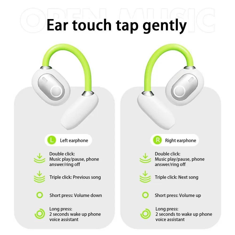 Noise Cancel Wireless Earphones Digital Display Touch Headset HiFi Subwoofer Headphone Low Latency Waterproof