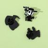 Creative Personality Cute Halloween Brooch Reaper Crow Mask Magic Cat Metal Badge Diablo Badge