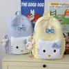 Schoolbag Cartoon Plaid Cat Backpack New Backpack Childlike Cute Bag Small Fresh Primary School Girl Schoolbag