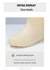Women's Non-Slip Short Ankle Rain Boots - Summer Rubber Shoes for Outdoor, Student, or Kitchen Use