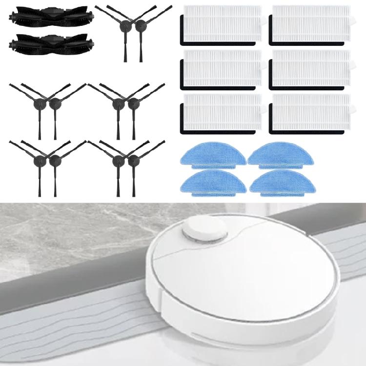 Robot Vacuum Cleaner Accessories Main Side Brush HEPA Filter Mop Pad Spare Part for Tikom L9000 Robot Vacuum Cleaner