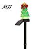 Outdoor Seasonal Atmosphere Lights Christmas Solar Stake Lights, Santa Snowman Tree Figurine Lawn Warm White LED Garden Ornaments Waterproof for
