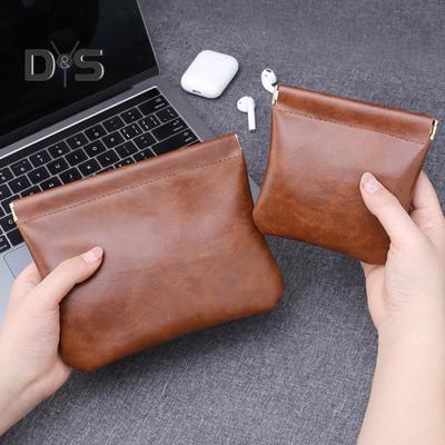 Cosmetic Bag Magnetic Closure Waterproof Compact Size Portable Lipstick Headphones Storage Bag Multifunctional Organizer