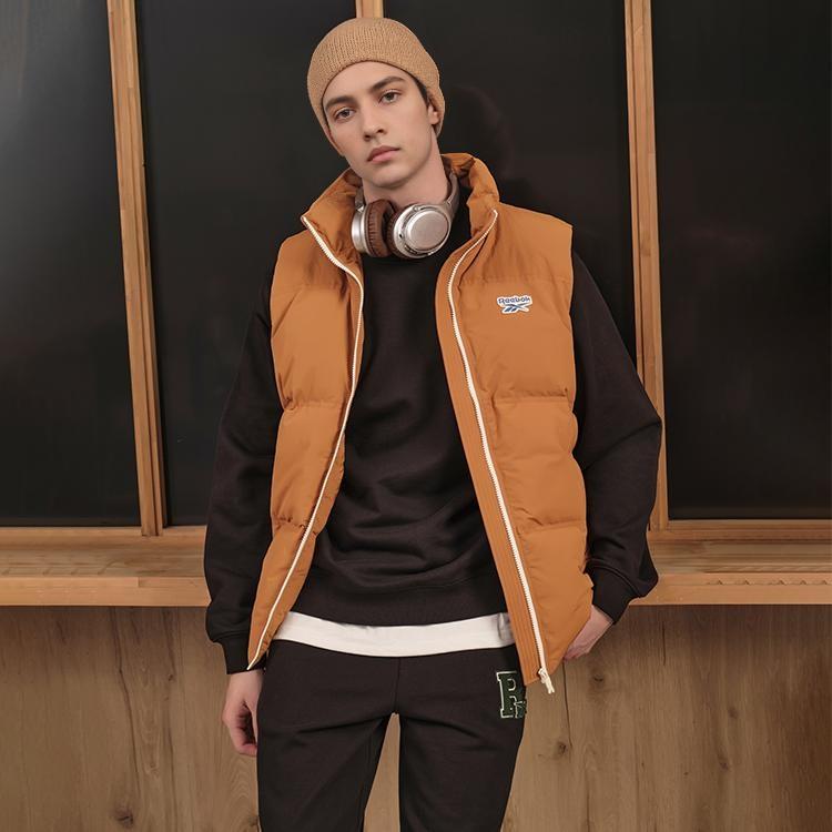 Reebok Classic Retro Warm Down Vest Unisex Vests Caramel 23FRC263UGBH
