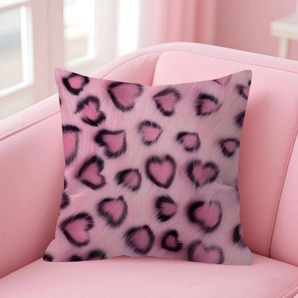 Luxury Leopard Pillow Cushion Cover Pillowcase Living Room Sofa Home Decor Customized
