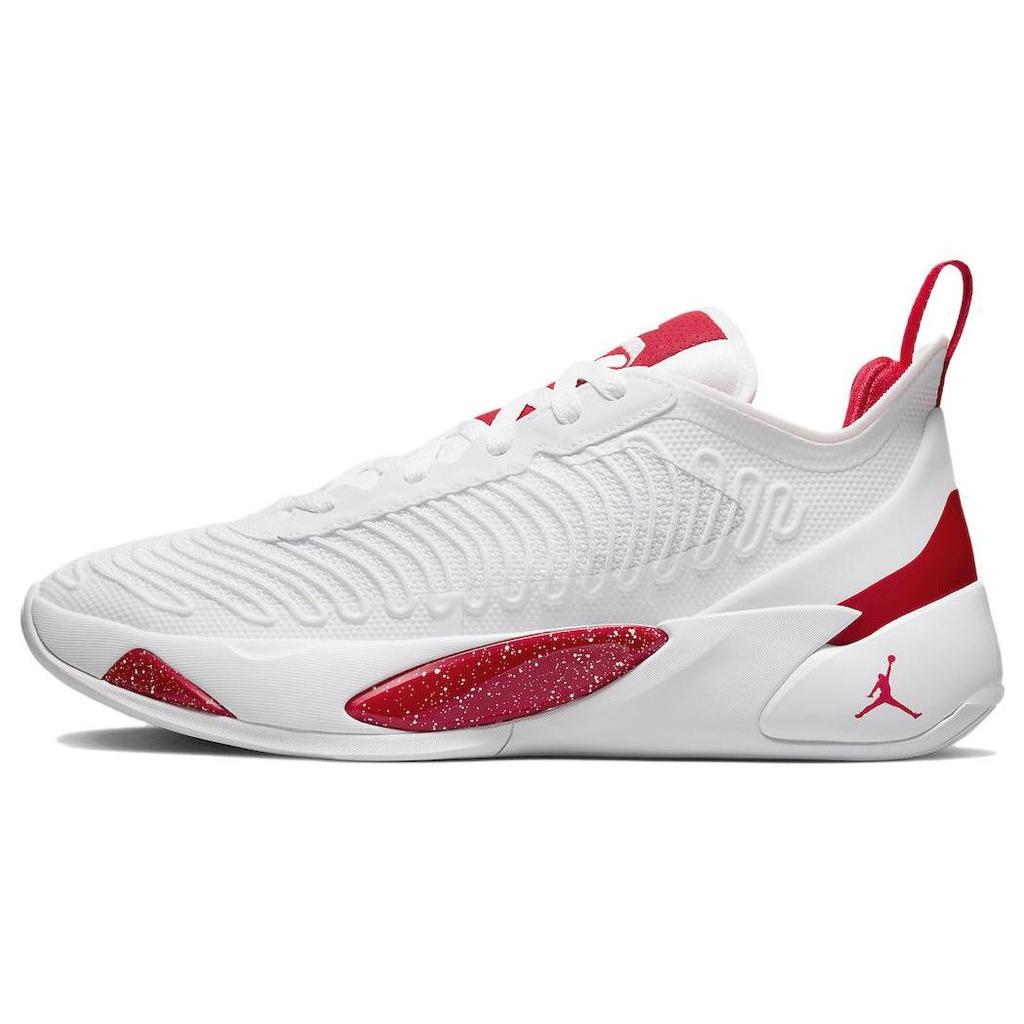 Air Jordan Luka 1 White Fire Red Men Sneakers DQ7689-116