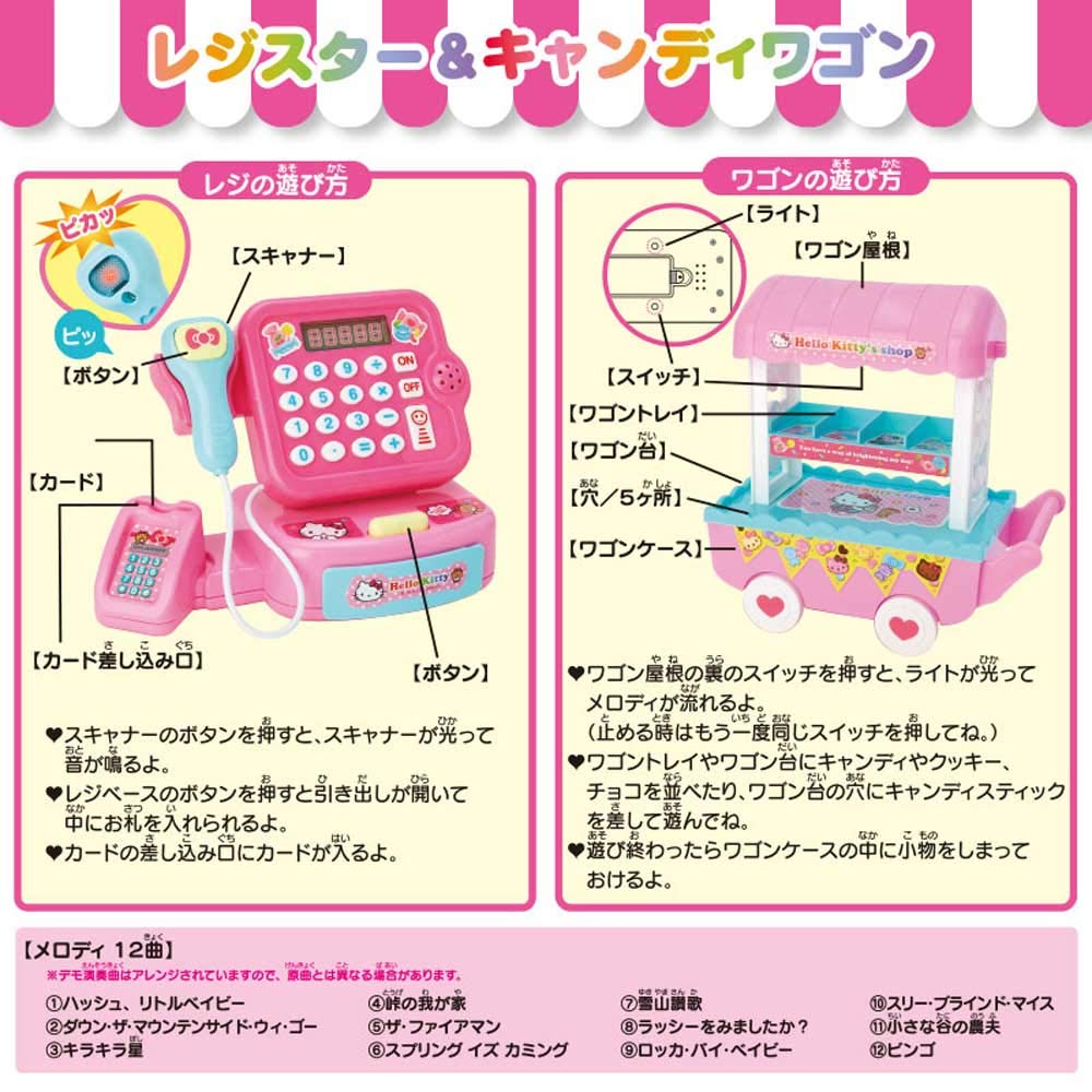 Sanrio Hello Kitty Register & Candy Wagon 825336