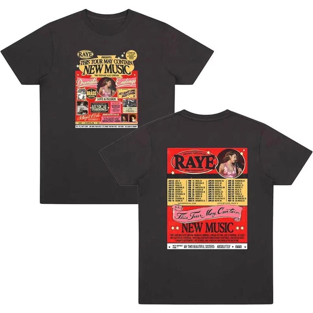 New!! RAYE Tour 2026 New Music Concert Tour T-Shirt