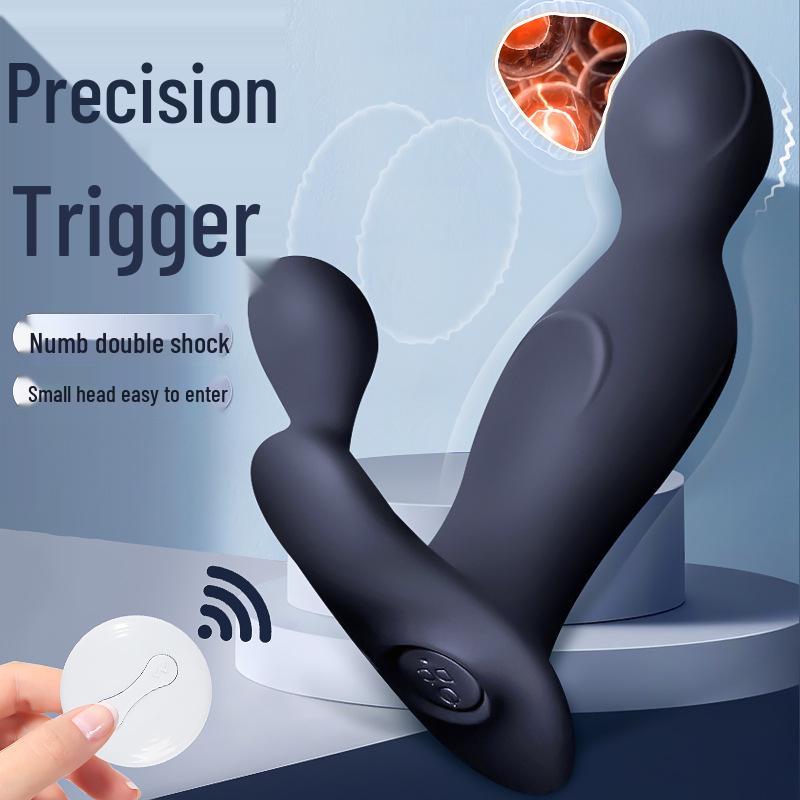 PROMISE MAN Silicone Vibrating Prostate Massager for Men - Adult Anal Plug