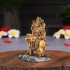 Durga MATA Idol for Car Dashboard and Home Decor, Vaishno Devi Sherawali MATA Murti, Goddess Durga Sitting On Lion Statue for Puja Room