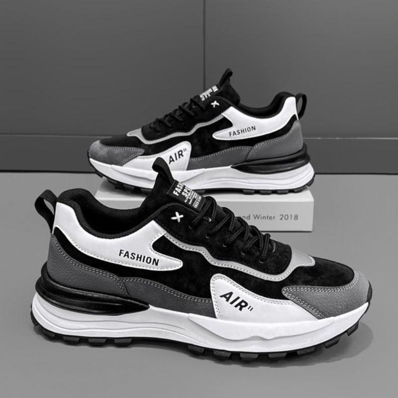 Men Sneakers Casual Running Jogging Shoes Lace Up Mens Lightweight Shoes Outdoor Walking Sneakers