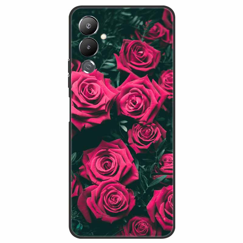 For Tecno Pova 4 Case LG7n Lovely Fashion TPU Silicone Cover for Tecno Pova 4 Phone Cases Pova4 Shockproof Soft Shell Funda Cute