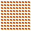 100 Pieces Germany Flag Anstecker With Bright Colors Backpacks Decoration Pin Suitable For Sports Event And Daily Use