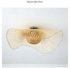 Zen Bamboo Weaving Ceiling Light: Creative Asian-Inspired Lighting for Hotels, Restaurants, Bedrooms, and Studies