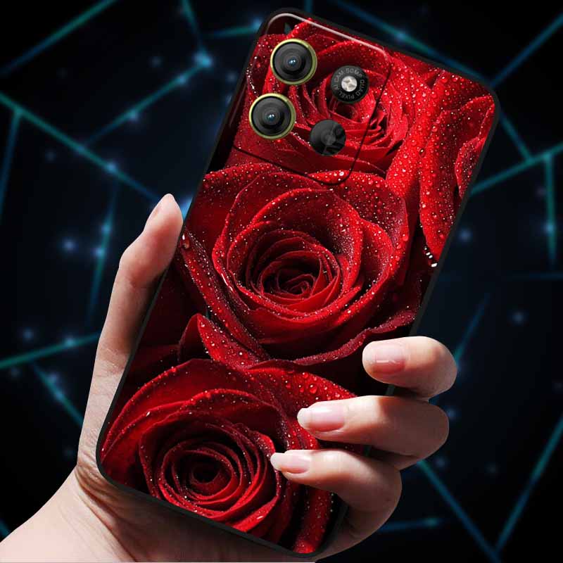 For Moto G15 4G Case Painted Cats Soft Silicone Lovely Back Case for Motorola Moto G15 Power G 15 Phone Cover MotoG15 etui Funda