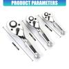 Multipurpose Ratchet Tool 72 Tooth Gear System Double Drive Heads 1/4 3/8 1/2inch For Confined Area Repairs