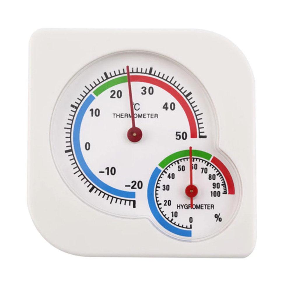 Humidity Thermometer 7.2*7.2cm Analogue Humidity Garden Indoor Outdoor Plastic Thermal Thermo-Hygrometer Practical