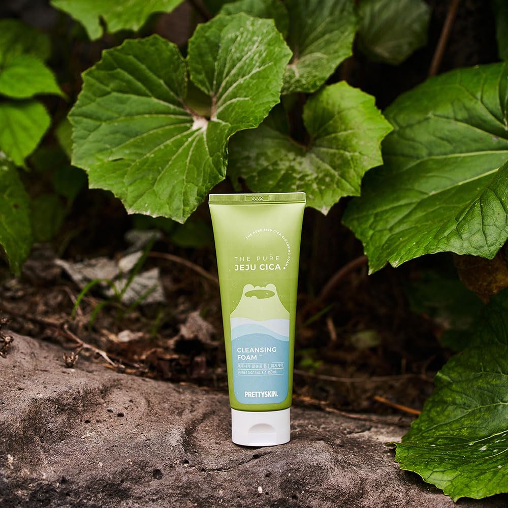 [PRETTYSKIN] The Pure Jeju Cica Cleansing Foam 150ml