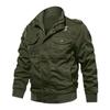 Men's Autumn Jacket Washed Large Size Jacket Cotton Military Jacket Men's