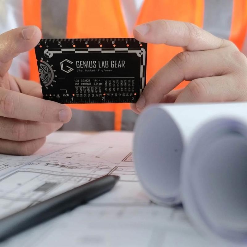 High Accuracy Alloy Scale Engineering Ruler Lightweight Measuring Instrument For Architects Designers Technical Drawing