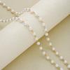 New Sexy Boho Single Layer Cross Pearl Belly Chains For Women Simple Gold White Color Body Chains Fashion Summer Bikini Jewelry