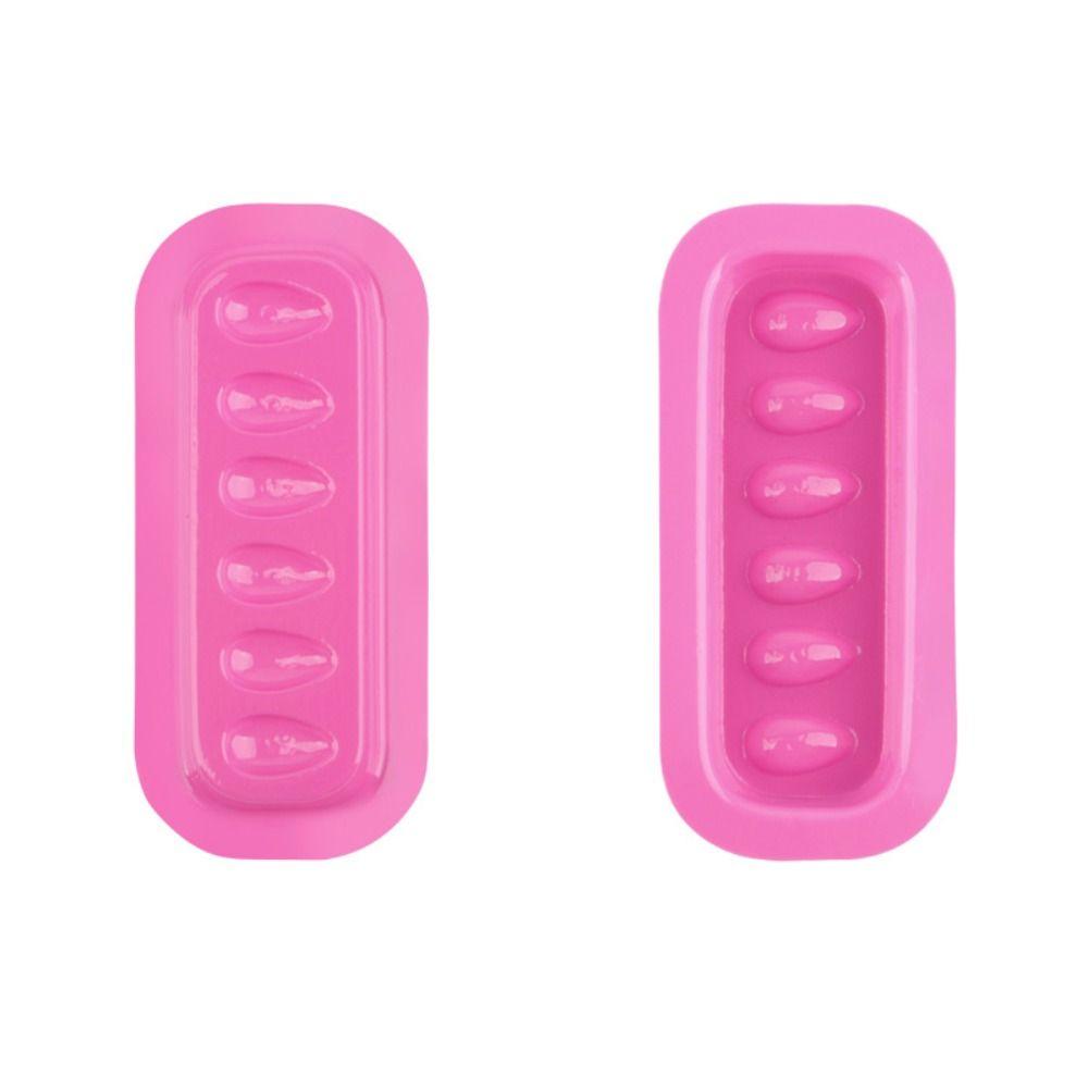 100PCS Adhesive Eyelash Glue Pallet Strip Shaped Plastic Gasket Palett Lash Adhesive Stand Pads