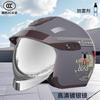 ABS Motorcycle Half Helmet With 3C Certification Adults Winter Anti-Fog Warm All Season Scooter Riding