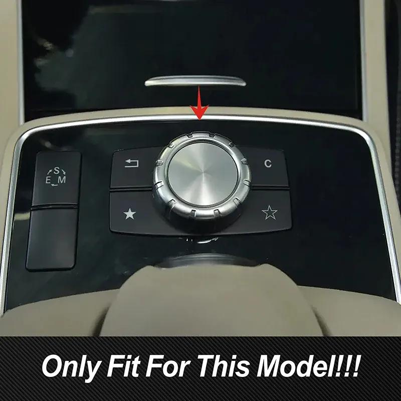 Car Console Gear Multimedia Button Panel Cover Trim Sticker For Mercedes Benz E Class Coupe W207 2014-2016 Interior Accessories