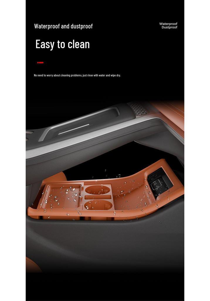 Xpeng G9 Center Console Lower Storage Box - Interior Modification Accessory
