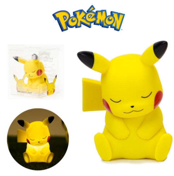 מנורת אווירה מיני LED רשמית של פוקימון – פיקאצ'ו, סנורלקס, דיטו, איבי | מנורת שינה מקורית של פוקימון