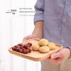 Rubber Wood Square Serving Tray