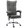 Day and Night - Day and Night Anthracite Gray Faux Leather Massage Office Chair